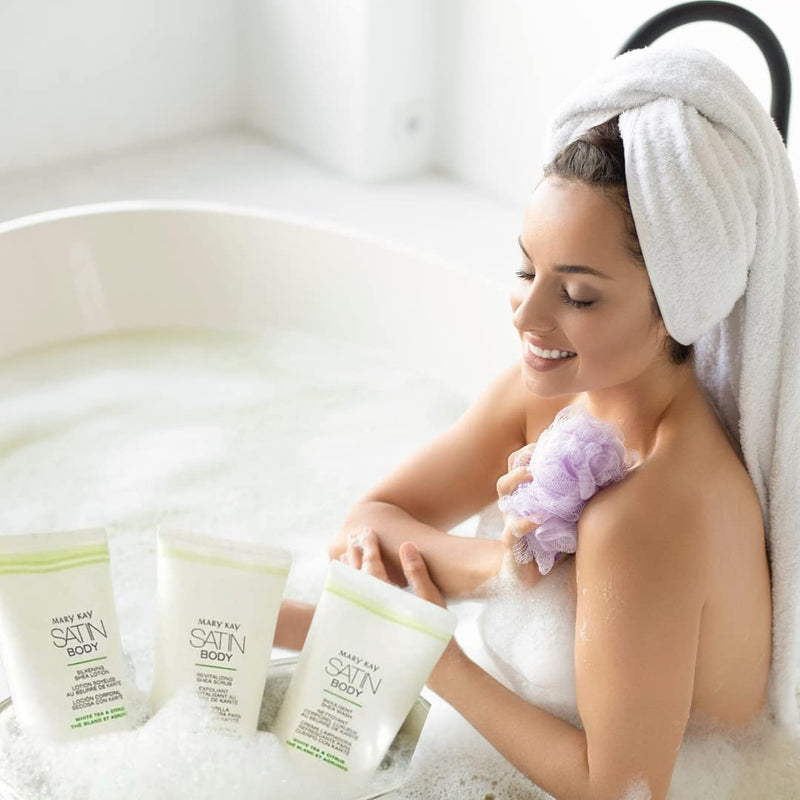 Kit Satin Body® Karité Essência de Chá Branco & Citrus